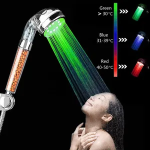 LED Handheld Shower Head with Mineral Filter – photo 3