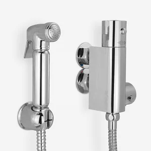 Chrome Bidet Spray Kit with Round Wall Mixer Valve – photo 4