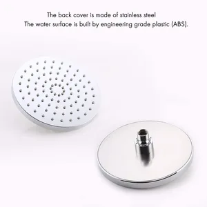Round Rainfall Shower Head with Straight Wall Arm – photo 2