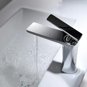 White and Rose Gold Single-Lever Basin Mixer – photo 4