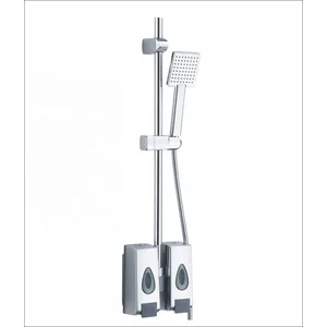 Slim Chrome Shower Slide Bar Set with Hand Shower – photo 5