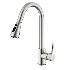 Brushed Gunmetal Pull-Down Kitchen Faucet – photo 3