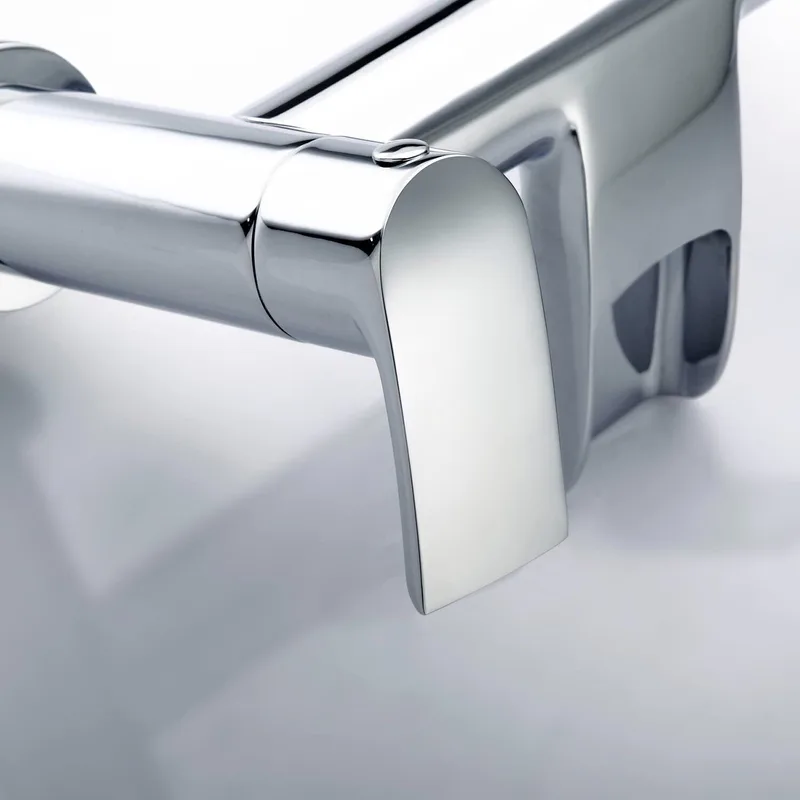 Chrome Waterfall Bath Filler Tap, Deck-Mounted, Two-Handle – photo 2