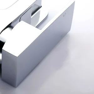 Chrome Square Waterfall Basin Mixer with Flat Lever – photo 2