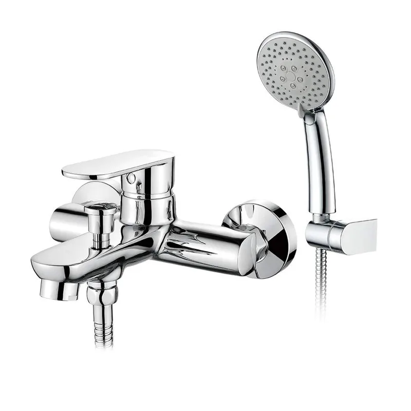 Wall-Mounted Single-Lever Bath Shower Mixer – Rounded Body – photo 3