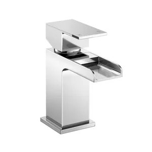 Chrome Square Waterfall Basin Mixer – photo 3