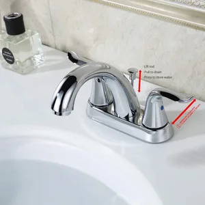 Oil-Rubbed Bronze Two-Handle Centerset Basin Faucet – photo 2