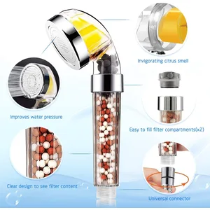 Filtered Handheld Shower Head with Mineral Beads – photo 3