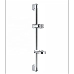 Chrome Shower Slide Bar with Soap Dish – photo 3