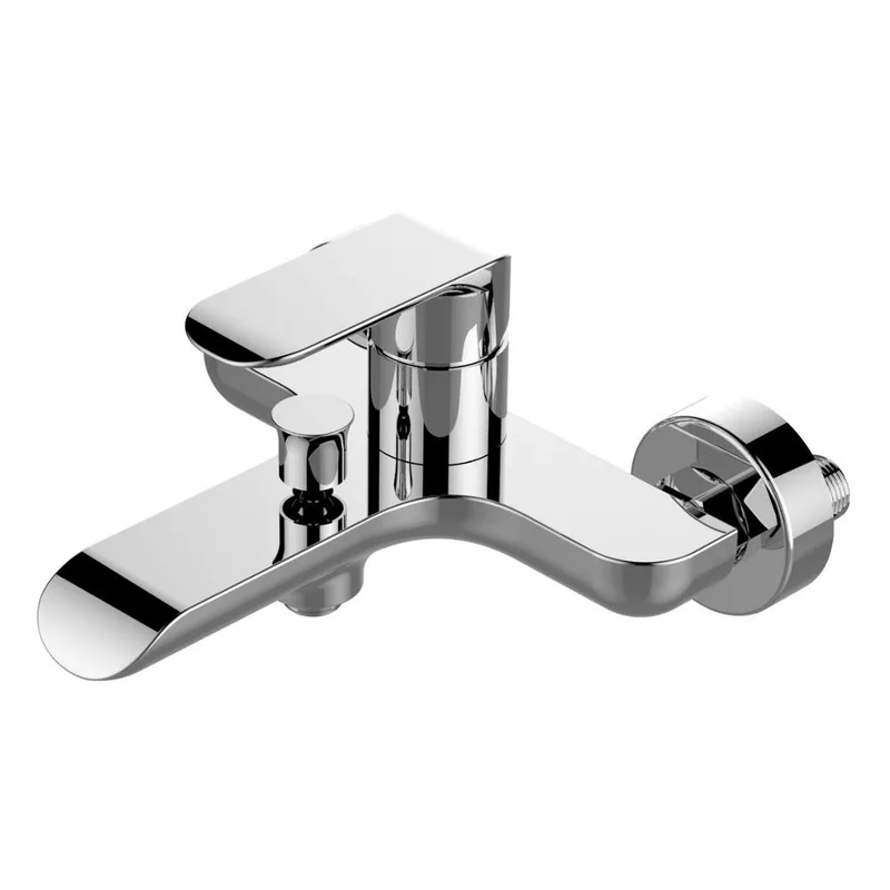 Wall-Mounted Single-Lever Bath Shower Mixer – Rounded Body – photo 2