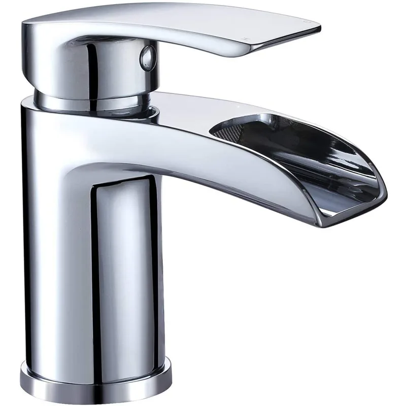 Chrome Single-Lever Mono Basin Mixer – Rounded Lever – photo 5