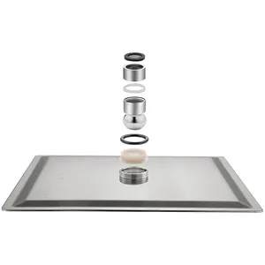 10-Inch Ultra-Slim Square Rainfall Shower Head – photo 5