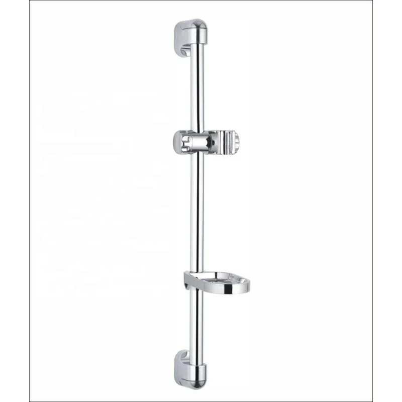 Chrome Shower Slide Rail with Adjustable Holder and Soap Dish – photo 3