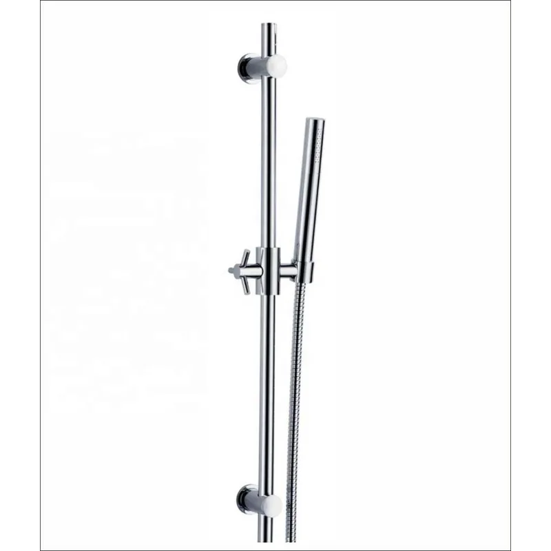 Slim Chrome Shower Slide Bar Set with Hand Shower – photo 3