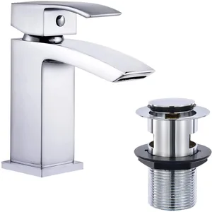 Chrome Single-Lever Mono Basin Mixer – Rounded Lever – photo 3