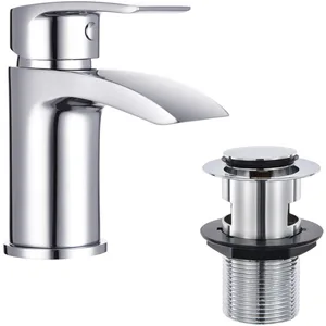 Chrome Single-Lever Mono Basin Mixer – Rounded Lever – photo 6