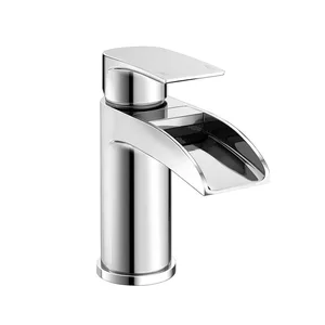 Chrome Square Waterfall Basin Mixer – photo 2