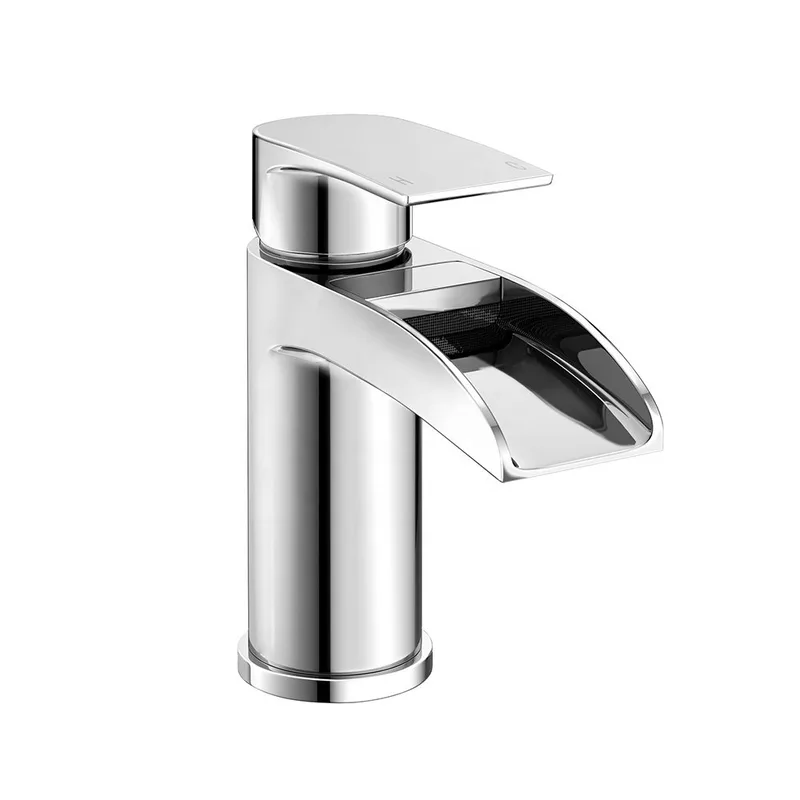 Chrome Square Waterfall Basin Mixer – photo 2