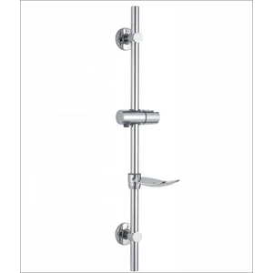 Chrome Shower Slide Rail with Adjustable Holder and Soap Dish – photo 5