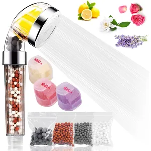 Filtered Handheld Shower Head with Mineral Beads