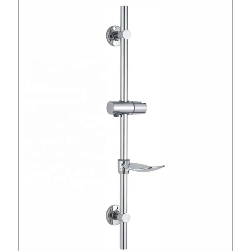 Chrome Shower Slide Bar with Soap Dish – photo 5